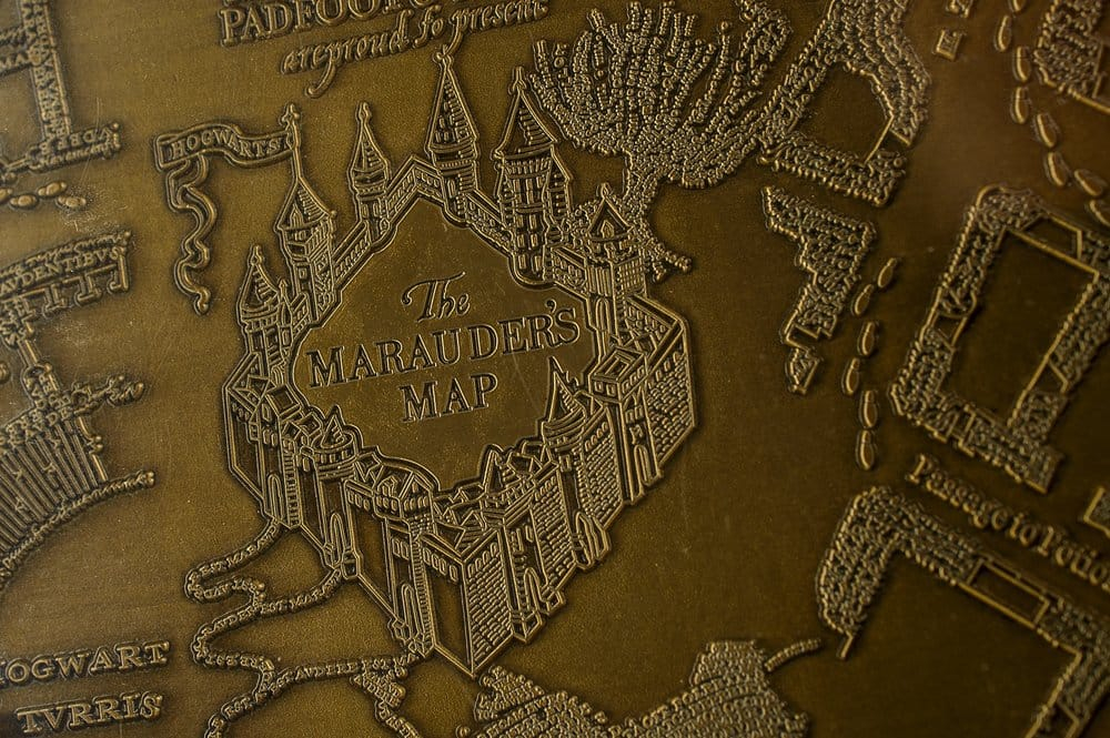 Harry Potter Replica Marauder's Map Metal Map 15 cm [8]