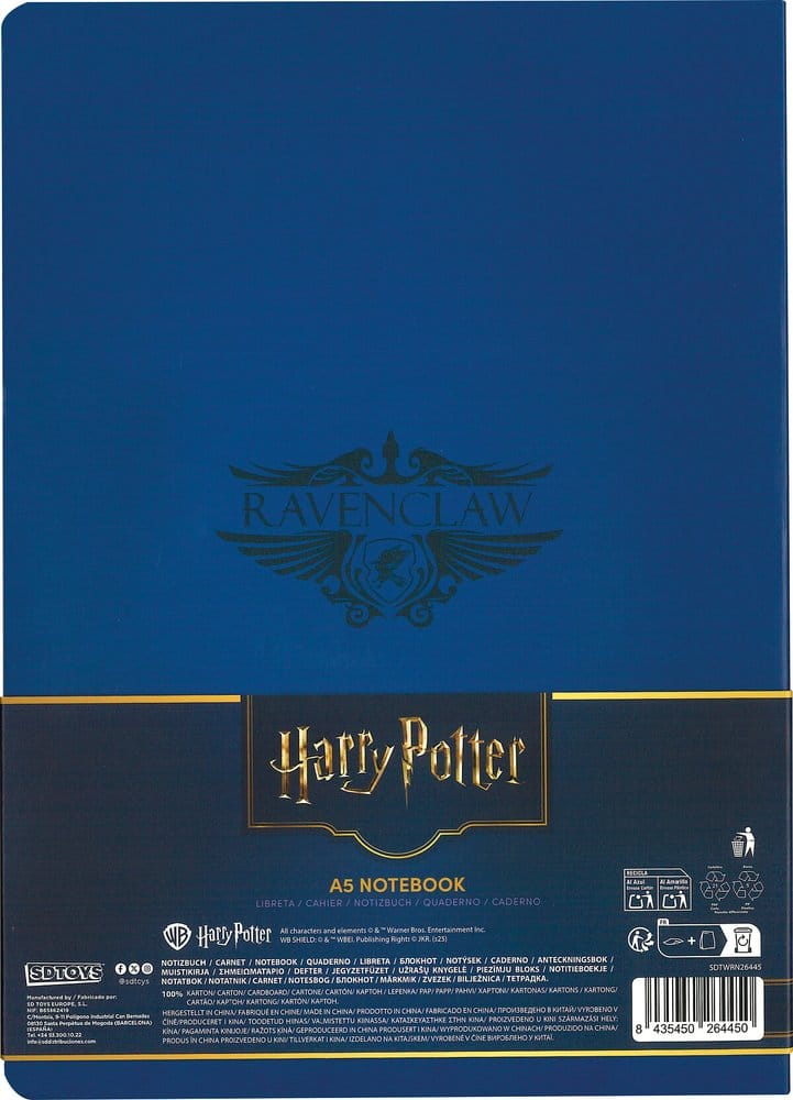 Harry Potter Softcover Notebook Ravenclaw 21 cm [2]