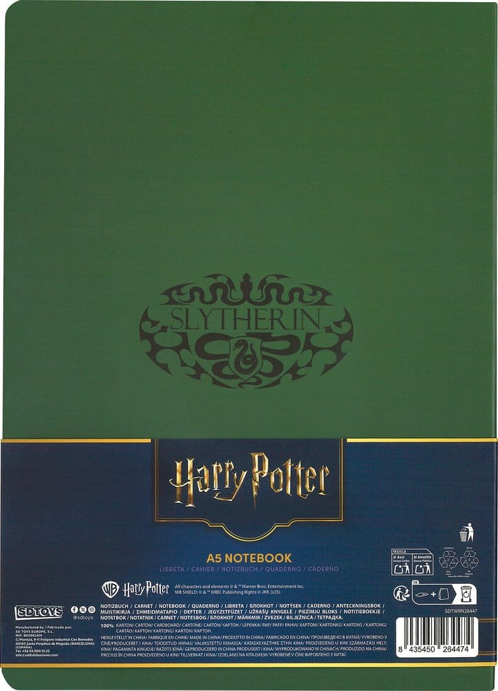 Harry Potter Softcover Notebook Slytherin 21 cm [2]