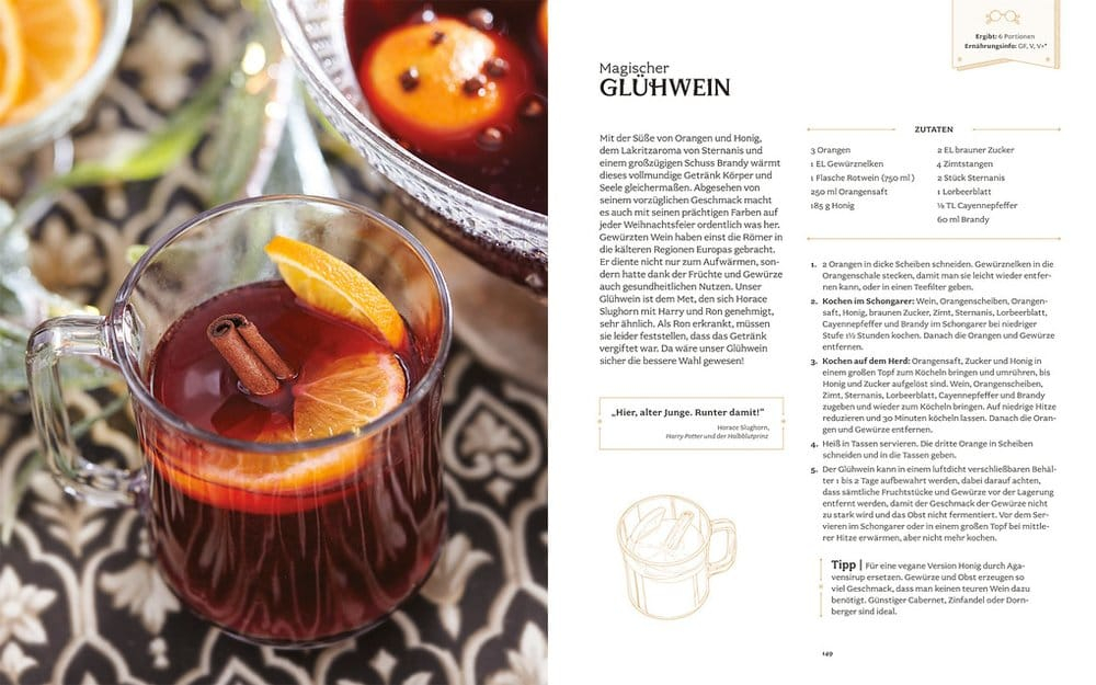Harry Potter: The Official Christmas Cookbook *German Version* [6]