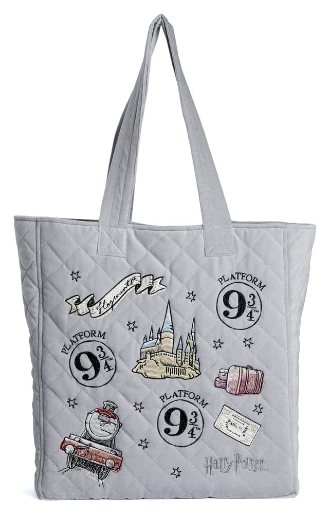 Harry Potter Tote Bag Platform 9 3/4 Embroidered Velvet [4]