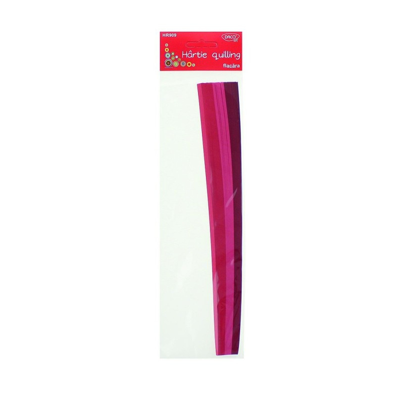 Hartie quilling 30x0.5 cm 200/set 3 culori DACO HR909 [1]