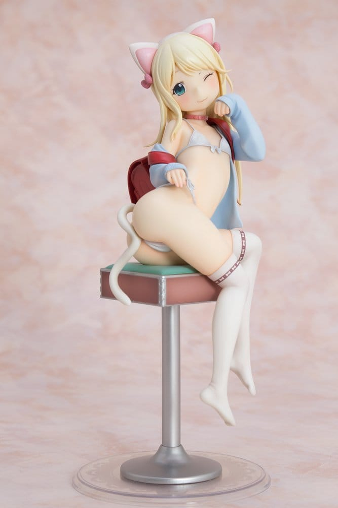 Hatsukoi Ribbon PVC Figure 1/6 Yuu White cat Ver. 25 cm [6]