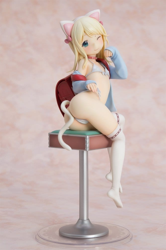Hatsukoi Ribbon PVC Figure 1/6 Yuu White cat Ver. 25 cm [14]