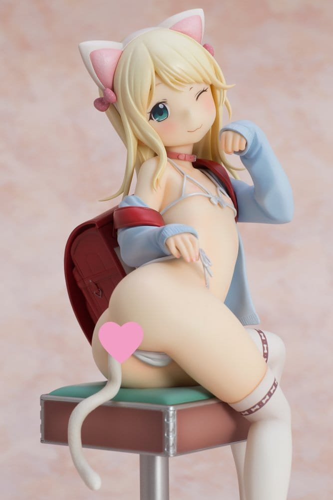 Hatsukoi Ribbon PVC Figure 1/6 Yuu White cat Ver. 25 cm [4]