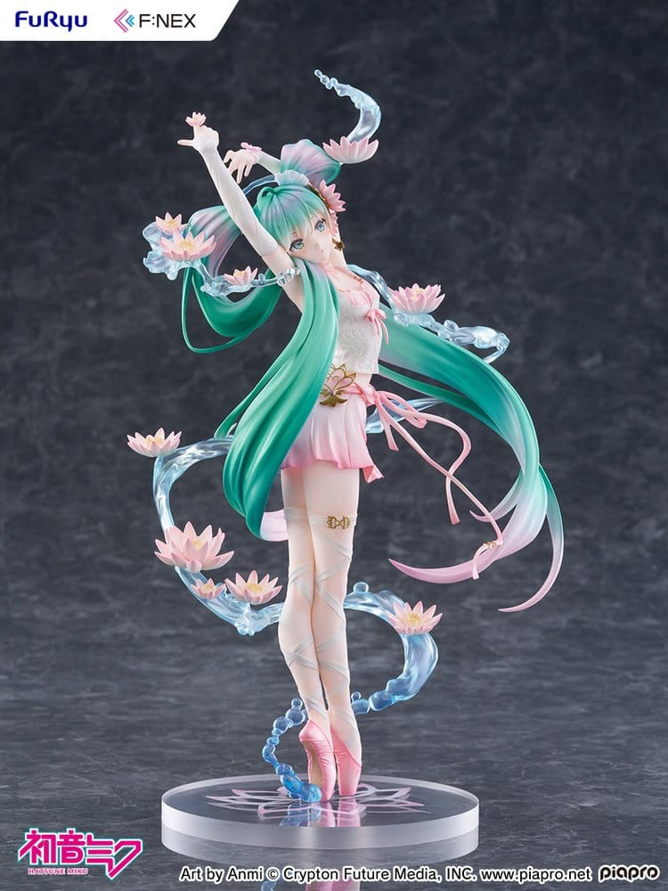 Hatsune Miku F:NEX PVC Statue 1/7 Water lily Ver. 27 cm [3]