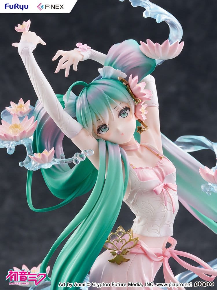 Hatsune Miku F:NEX PVC Statue 1/7 Water lily Ver. 27 cm [8]