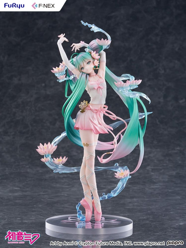 Hatsune Miku F:NEX PVC Statue 1/7 Water lily Ver. 27 cm [2]
