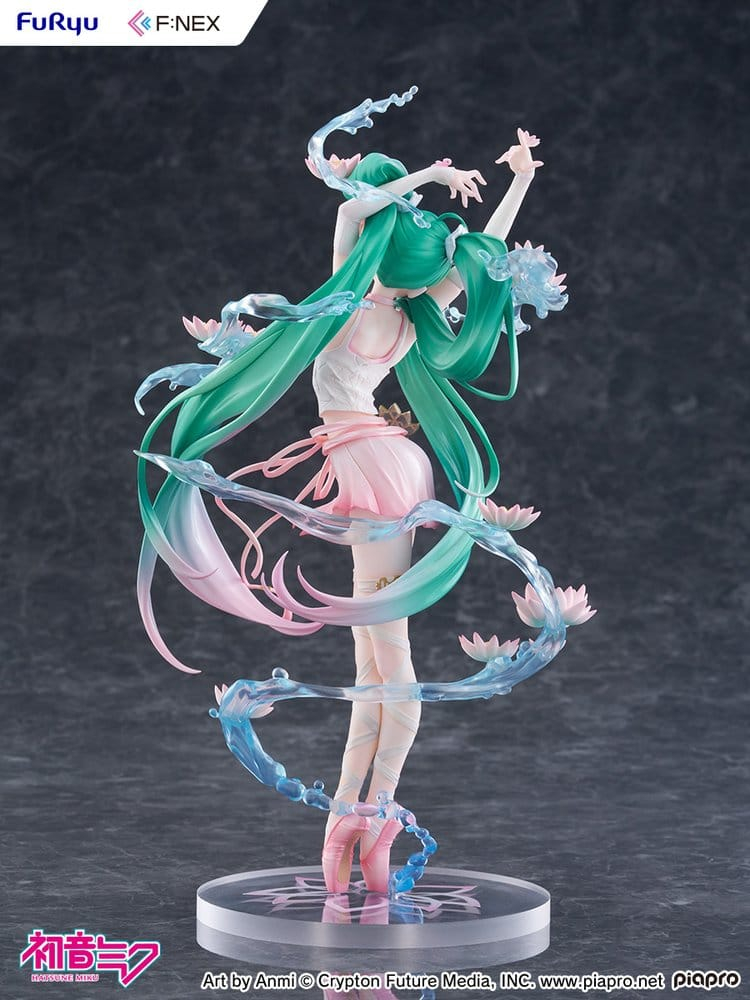 Hatsune Miku F:NEX PVC Statue 1/7 Water lily Ver. 27 cm [4]