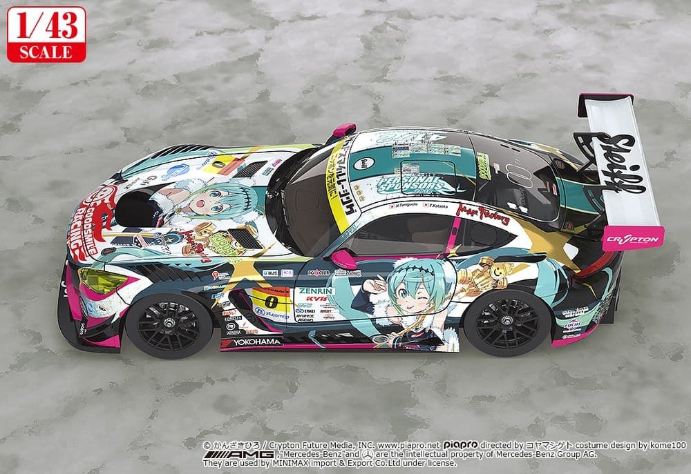 Hatsune Miku GT Project Vehicle 1/43 Good Smile Hatsune Miku AMG 2018 Final Race Ver. 11 cm [3]