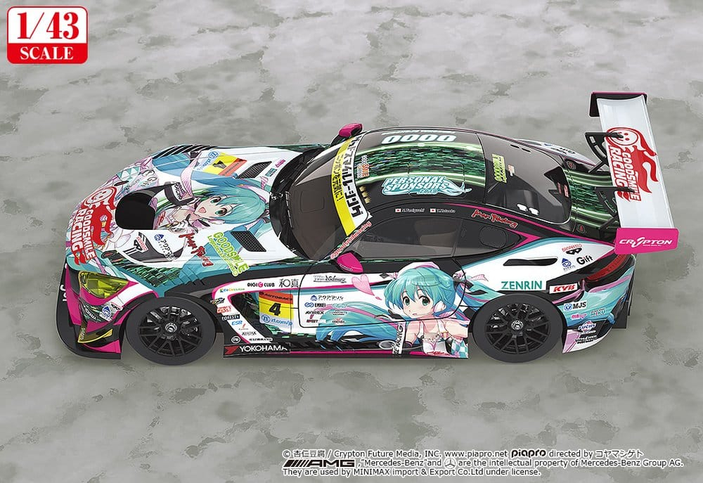 Hatsune Miku GT Project Vehicle 1/43 Good Smile Hatsune Miku AMG 2019 Ver. 11 cm [3]