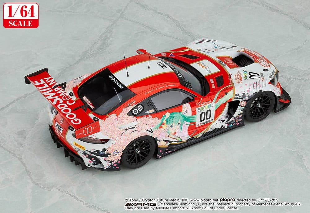 Hatsune Miku GT Project Vehicle 1/64 AMG 2017 SPA24H Ver. 7 cm [2]