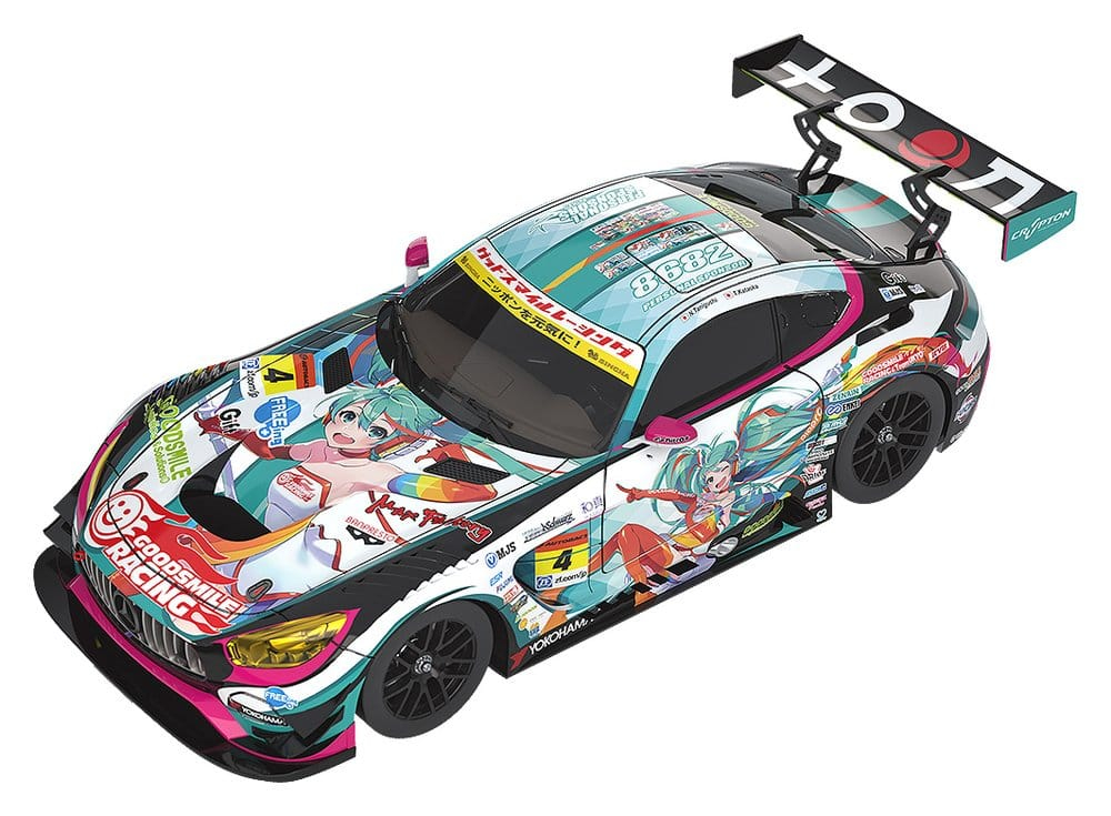 Hatsune Miku GT Project Vehicle 1/64 Good Smile Hatsune Miku AMG 2016 Super GT Ver. 7 cm [4]