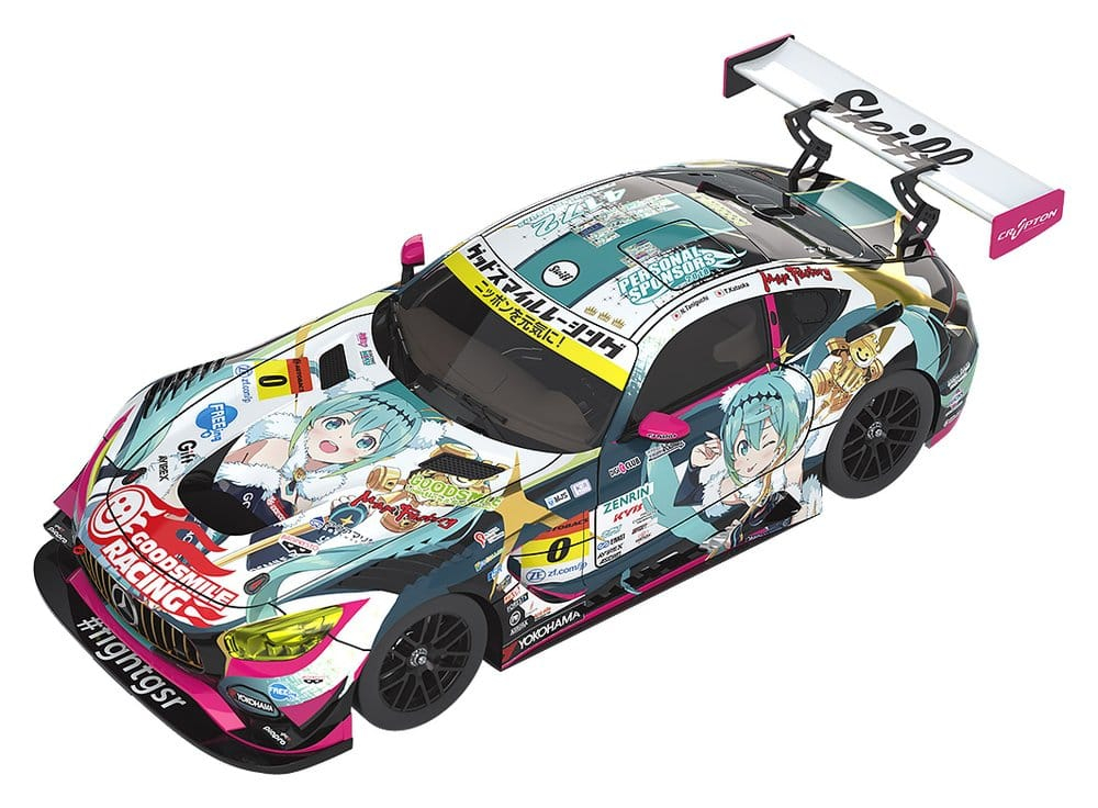 Hatsune Miku GT Project Vehicle 1/64 Good Smile Hatsune Miku AMG 2018 SUPER GT Ver. 7 cm [4]