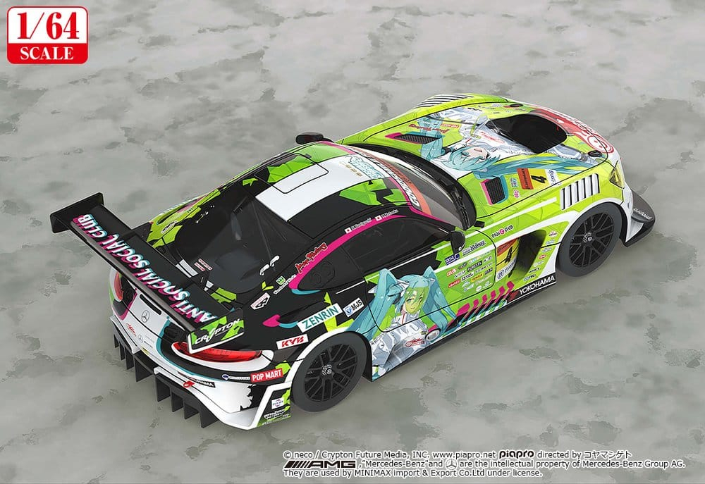 Hatsune Miku GT Project Vehicle 1/64 Hatsune Miku AMG 2022 Season Opening Ver. 7 cm [2]