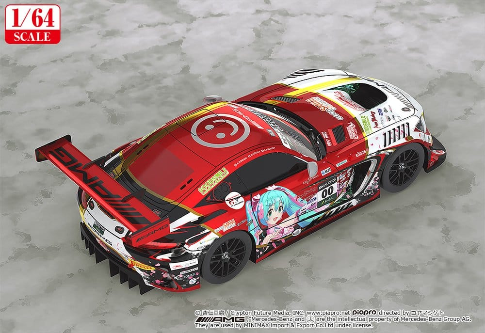 Hatsune Miku GT Project Vehicle 1/64 Mercedes-AMG Team Good Smile 2019 Suzuka 10 Hours Ver. 7 cm [2]