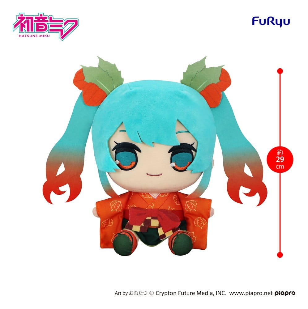 Hatsune Miku Kyurumaru Big Plush Figure Flower Fairy Winter Cherry Ver. 29 cm [2]