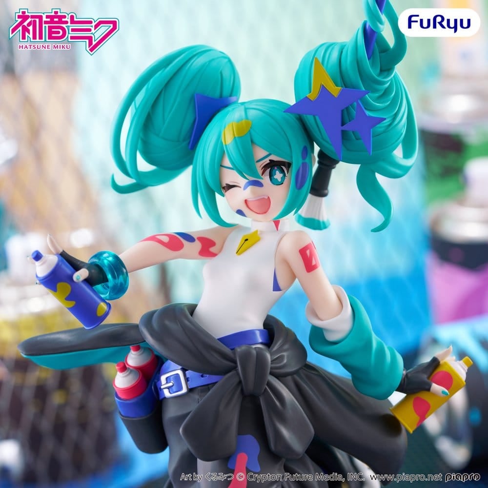 Hatsune Miku Muchute PVC Statue Paint Girl Another Color Ver. 23 cm [2]