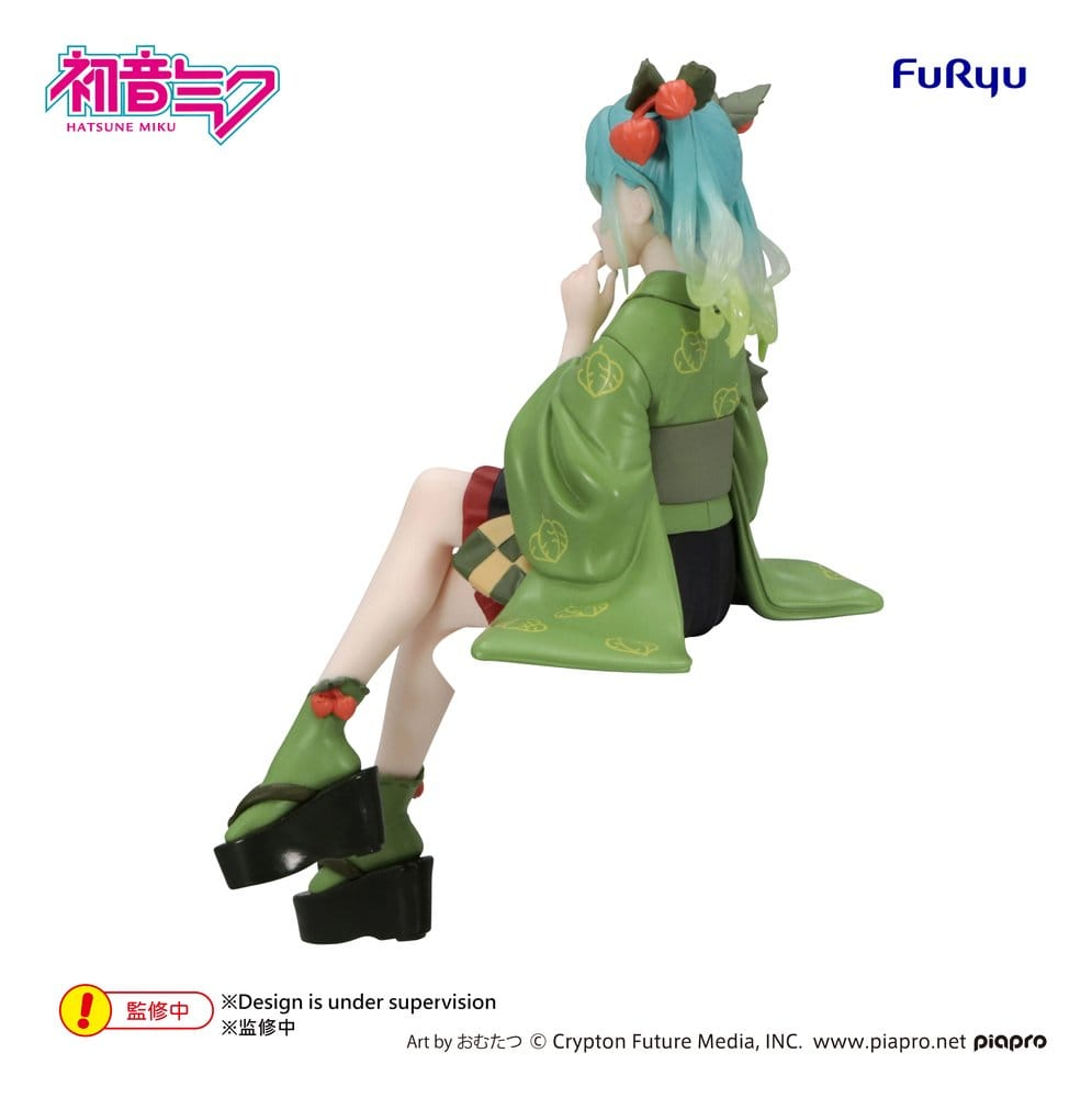 Hatsune Miku Noodle Stopper PVC Figure Flower Fairy Winter Cherry Green Color Ver. 15 cm [2]