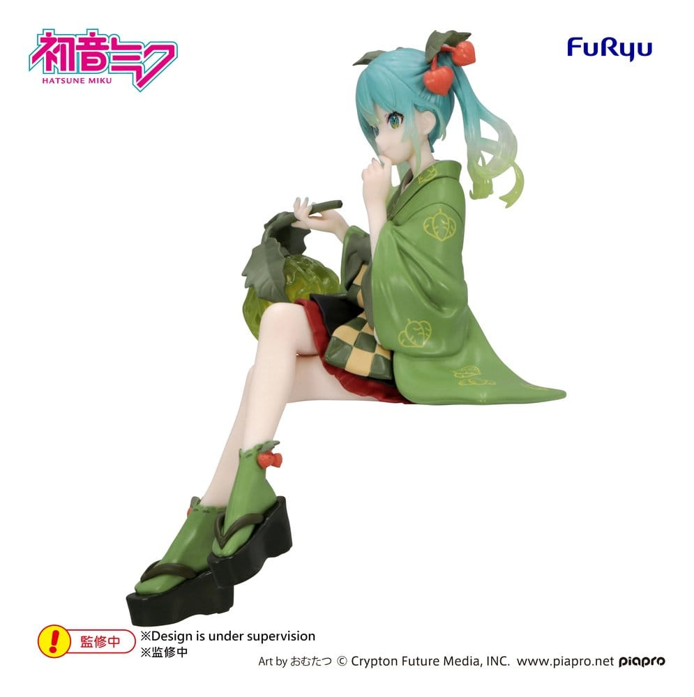 Hatsune Miku Noodle Stopper PVC Figure Flower Fairy Winter Cherry Green Color Ver. 15 cm [1]