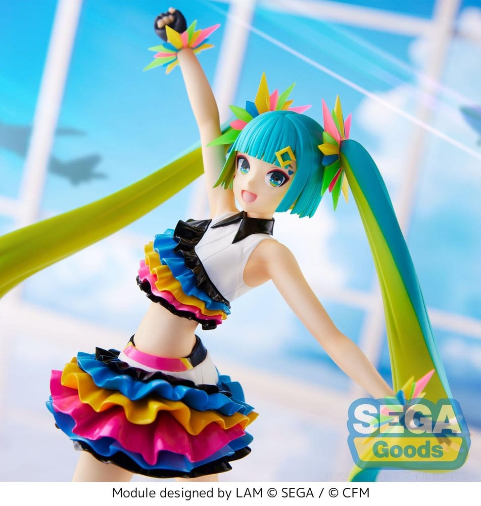 Hatsune Miku Project DIVA MEGA39's FIGURIZM PVC Figure Hatsune Miku - Catch the Wave 25 cm [3]
