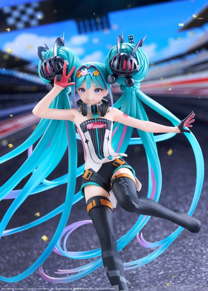 Hatsune Miku Taito Kuji PVC Figure Racing Miku 2026 Ver. Original 18 cm [6]