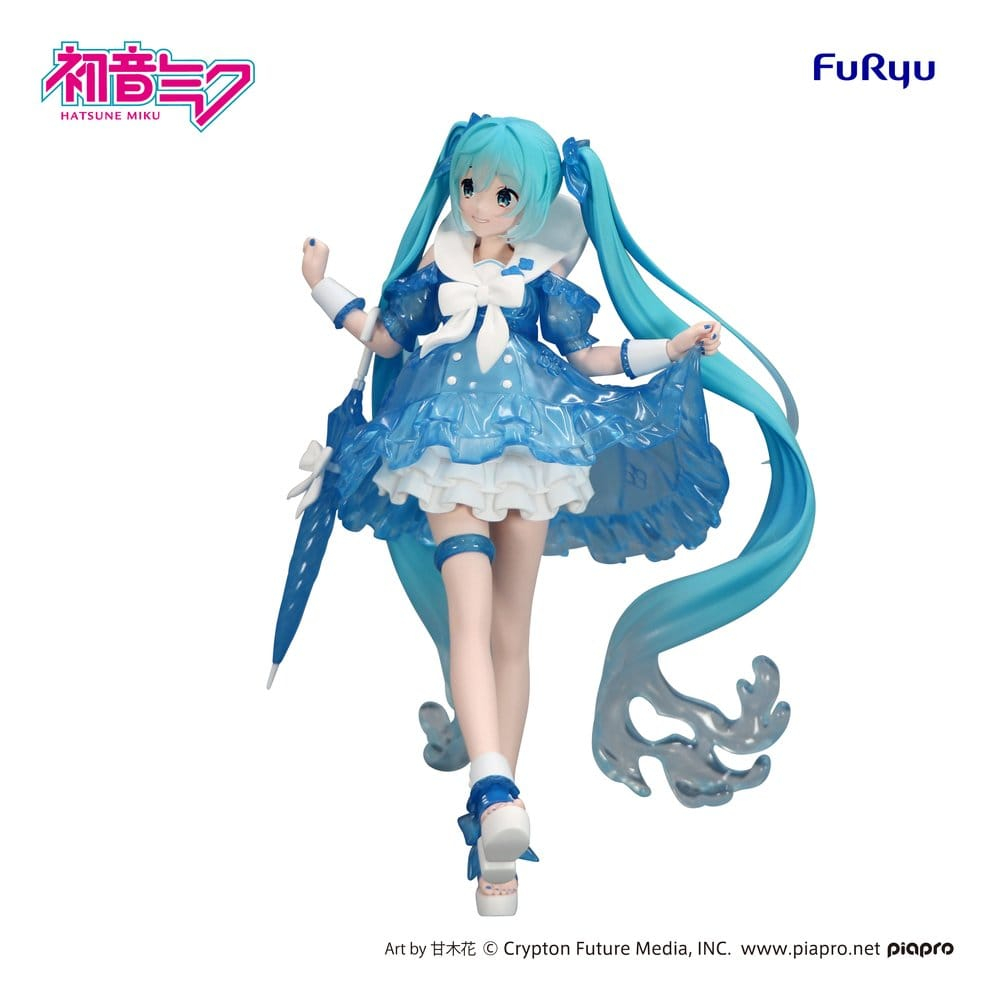 Hatsune Miku Trio-Try-iT PVC Statue Miku Rainy Dance 19 cm [6]