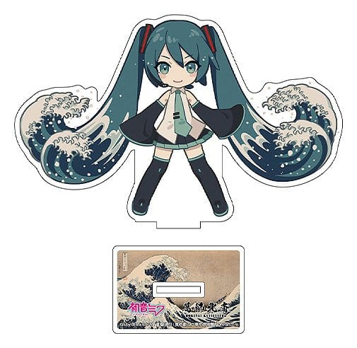 Hatsune Miku x Katsushika Hokusai iXima Die-Cut Acrylic Stand Assortment 10 cm [6]