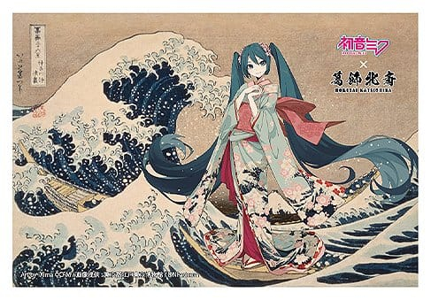 Hatsune Miku x Katsushika Hokusai iXima Postcard A/B/C/D/E/F/G/H Assortment (10) [4]