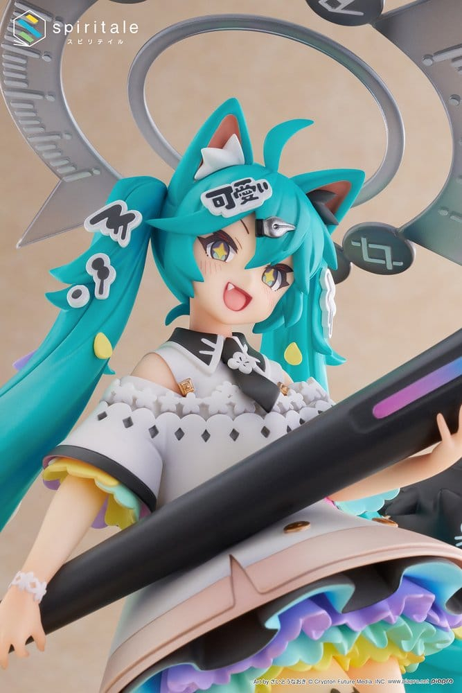 Hatsune Miku x Naoki Saito PVC Statue 1/7 My Figure Making! The Painter Ver. 34 cm [6]
