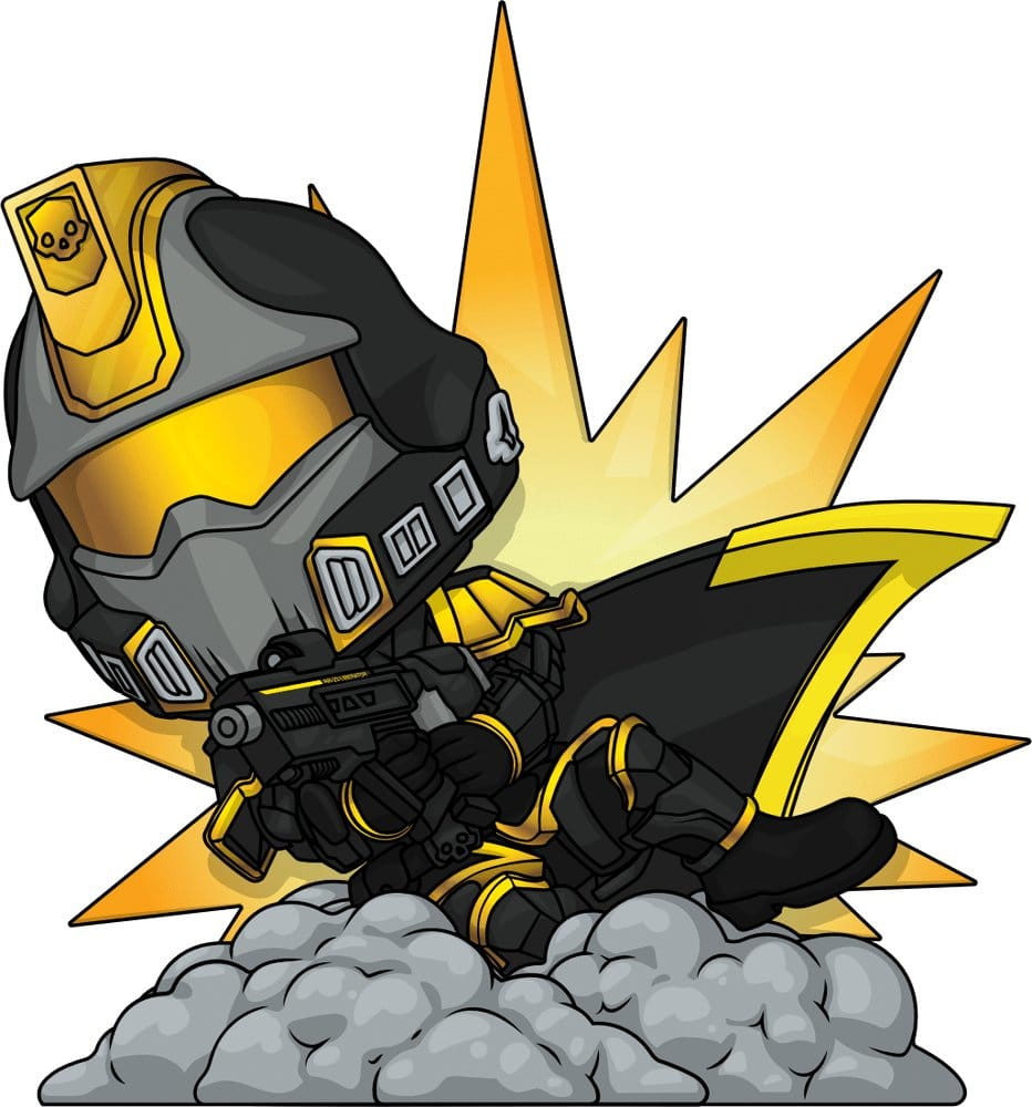 Helldivers 2 Vinyl Figure Hero of the Federation 10 cm [3]
