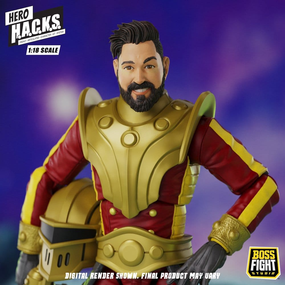 Hero H.A.C.K.S. Core Action Figure 1/18 Heroes and Villains Wave 1 Stellar Guard: Cosmic Defender of Accord [4]