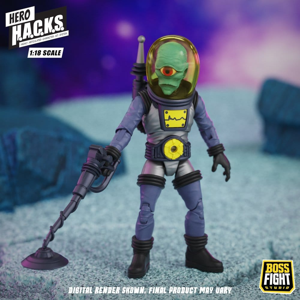 Hero H.A.C.K.S. Core Action Figure 1/18 Heroes and Villains Wave 1 Zarko Resources Inc.: Galactic Prospectors [4]