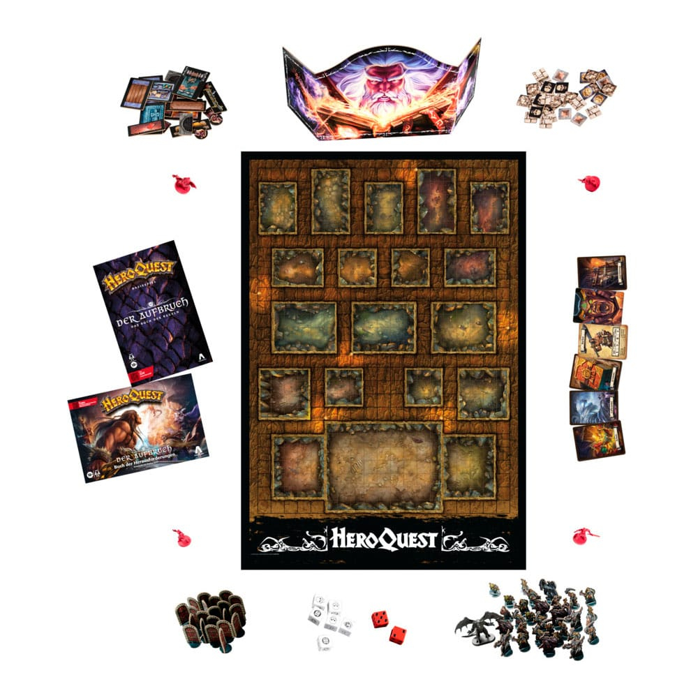 HeroQuest Board Game Der Aufbruch *German Version* [8]