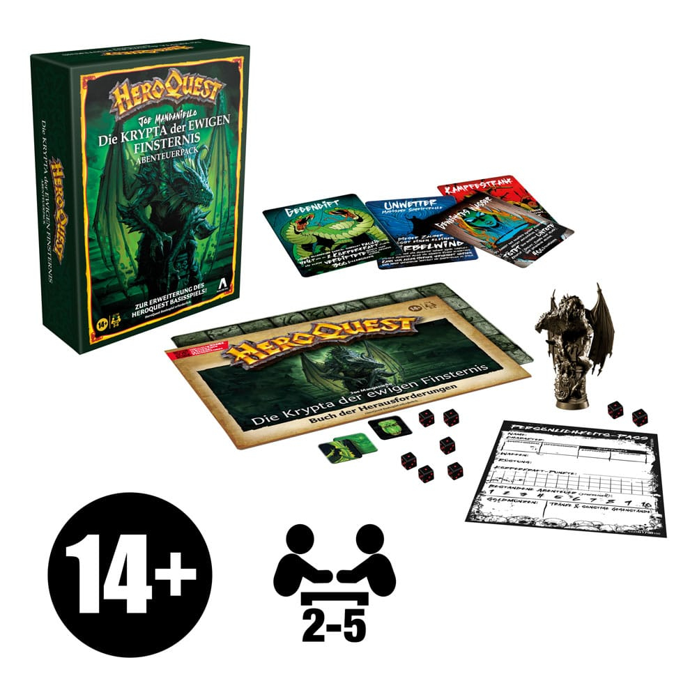 HeroQuest Board Game Expansion Die Krypta der ewigen Finsternis Quest Pack *German Version* [4]