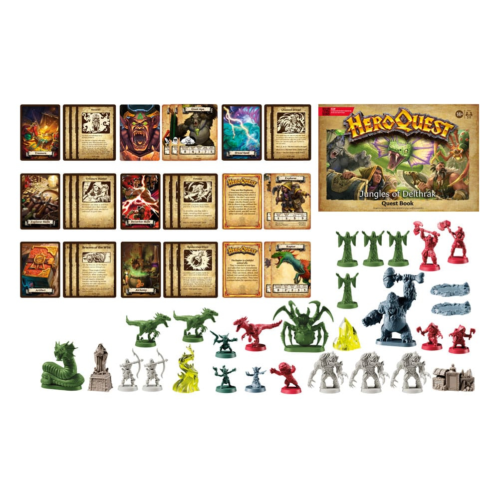 HeroQuest Board Game Expansion Jungles of Delthrak Quest Pack *English Version* [9]