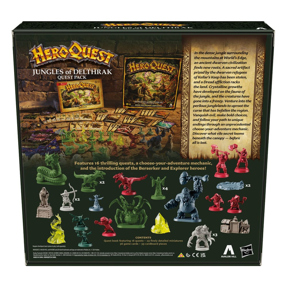 HeroQuest Board Game Expansion Jungles of Delthrak Quest Pack *English Version* [2]