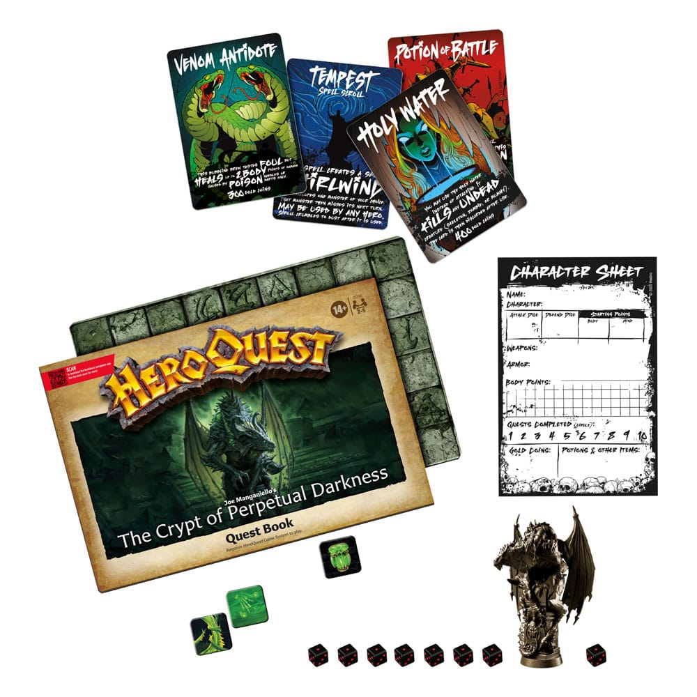 HeroQuest Board Game Expansion The Crypt of Perpetual Darkness Quest Pack *English Version* [6]