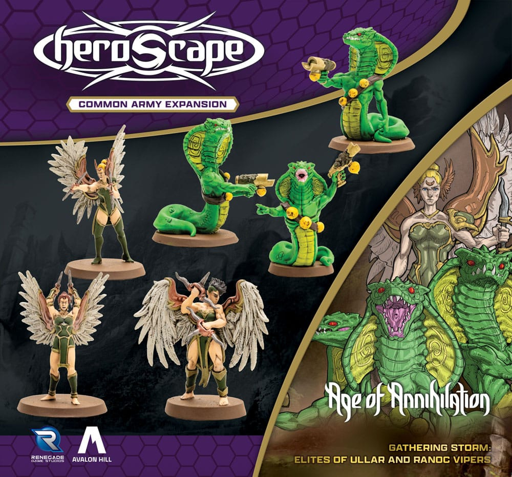 Heroscape Army Expansion Age of Annihilation Elites of Ullar & Ranoc Vipers (Common) *English Version* [3]