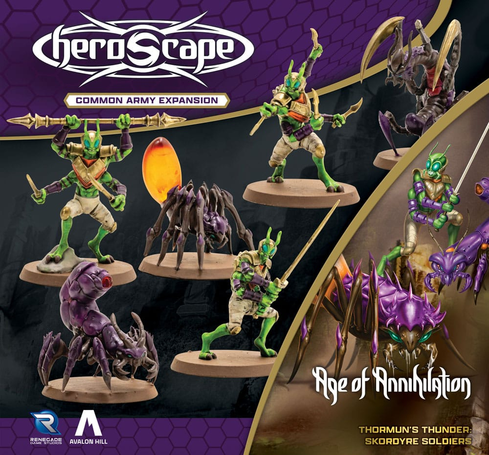 Heroscape Army Expansion Age of Annihilation Skordyre Soldiers (Common) *English Version* [3]