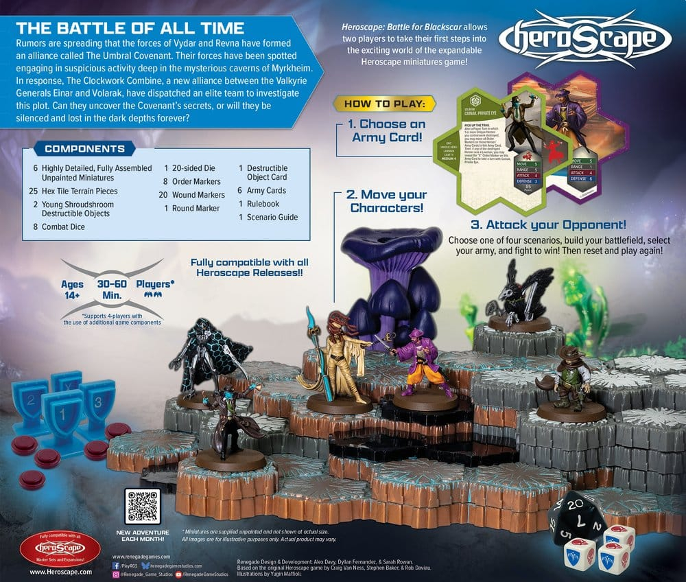 Heroscape Board Game Battle for Blackscar Battle Box *English Version* [2]