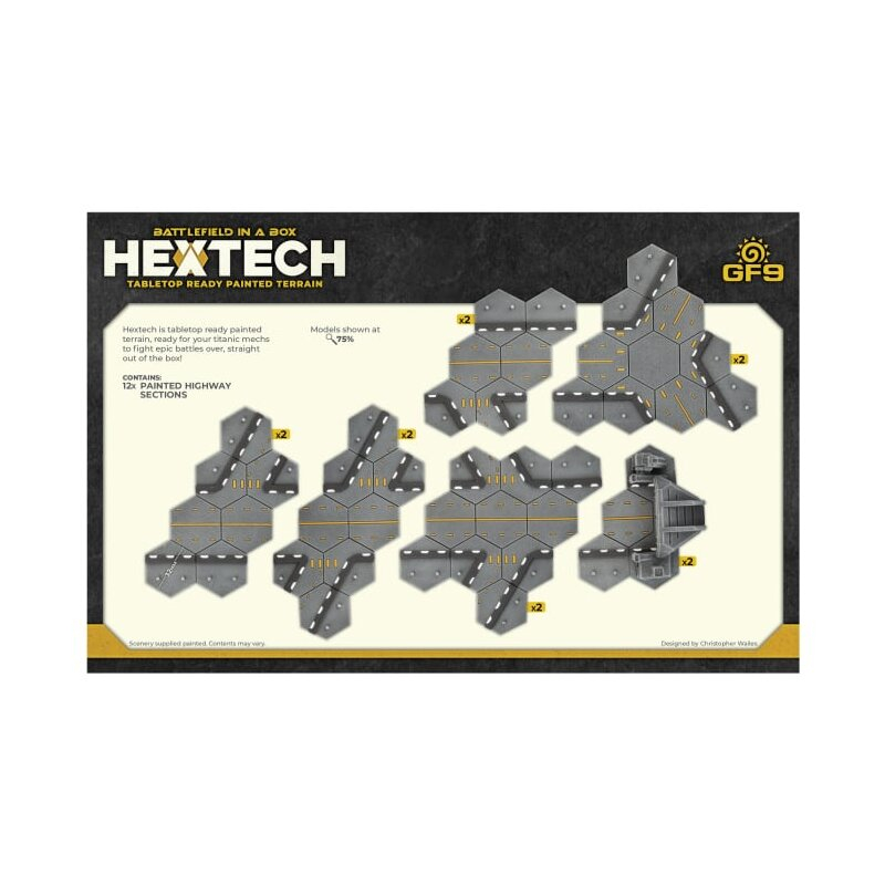 HexTech - Battlefield in a Box Terrain: Trinity City Highway Exits and Tunnels [2]