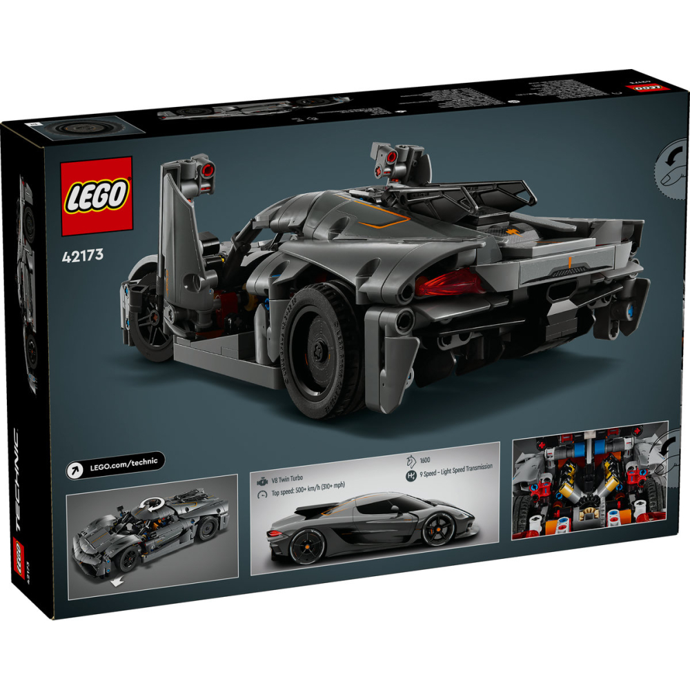 LEGO Technic Hipermasina Koenigsegg Jesko Absolut gri 42173 [3]