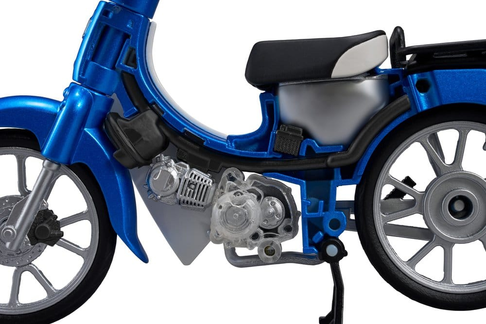Honda Kaitanics Plastic Model Kit Super Cub 110 Glint Wave Blue Metalic [10]