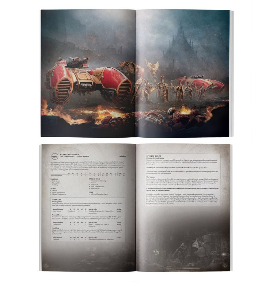 Horus Heresy Liber Custodes Hardback ENG 2026 Warhammer Rulebook [2]