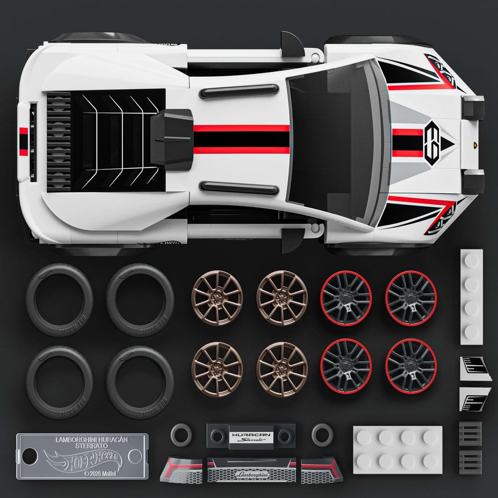 Hot Wheels Speed Mattel Brick Shop Building Set 1/32 Lamborghini Huracán Sterrato [3]