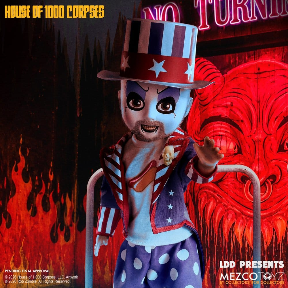 House of 1000 Corpses LDD Presents Doll Captain Spaulding 25 cm [6]