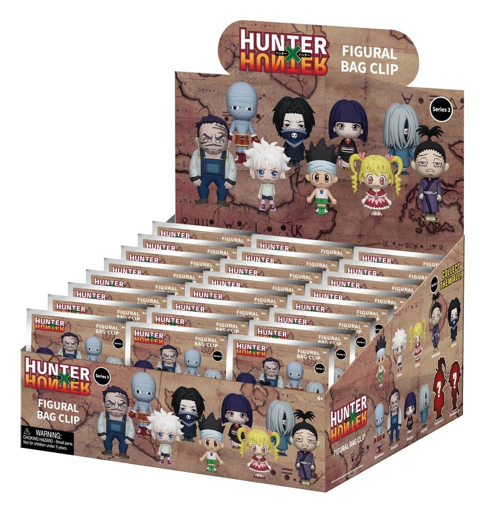 Hunter x Hunter 3D PVC Bag Clips Series 3 Display (24) [3]