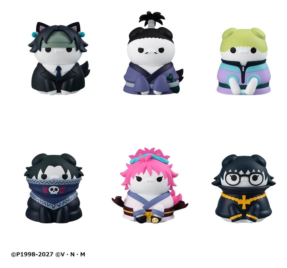 Hunter x Hunter Mega Cat Project Mini Figures Nyanter x Nyanter the Phantom Troupe x Cat 3 cm Blind Box Display (8) [11]