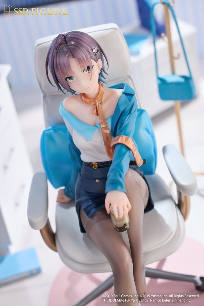 Idolmaster Shiny Colors x Mahjong Soul SSR PVC Statue 1/7 Asakura Tooru Leisurely Grace Ver. 21 cm [8]